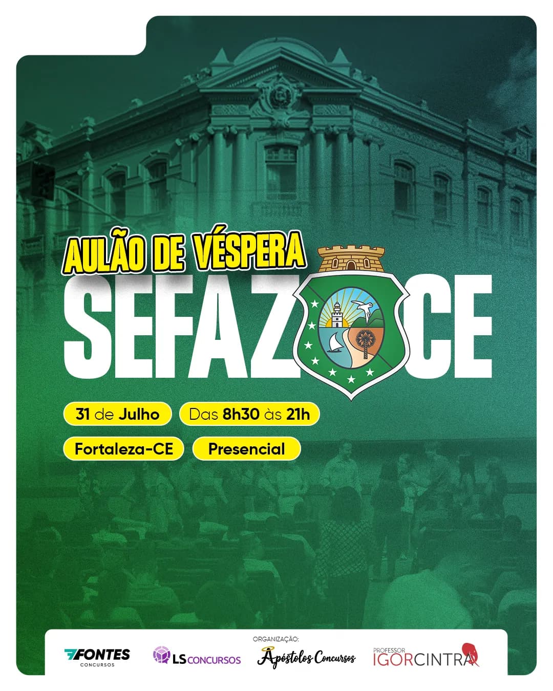 Aulão SEFAZ CE - banner