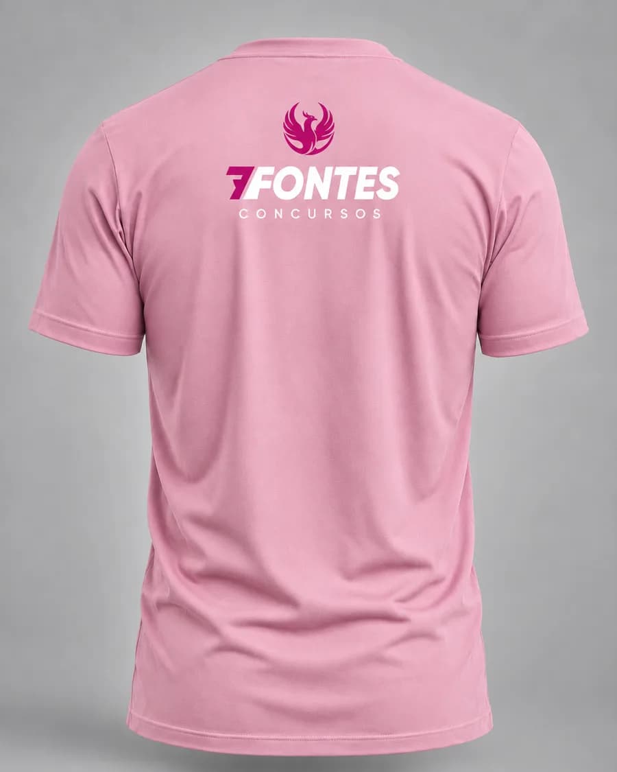 Assinatura 7Fontes, rosa, costas