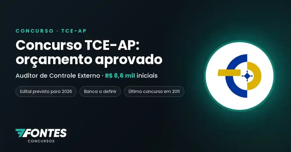 Concurso TCE-AP: orçamento aprovado para novo edital de Auditor de Controle Externo