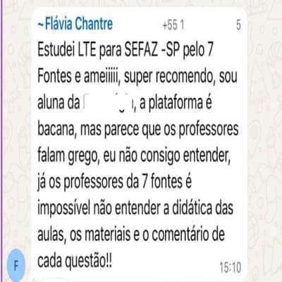 Depoimento de Flávia Chantre