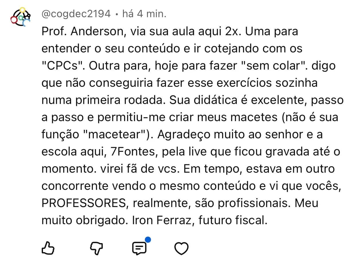Depoimento de Cogedec