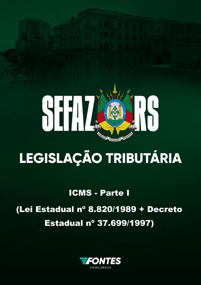 Capa: Legislação Tributária SEFAZ RS, ICMS Parte I