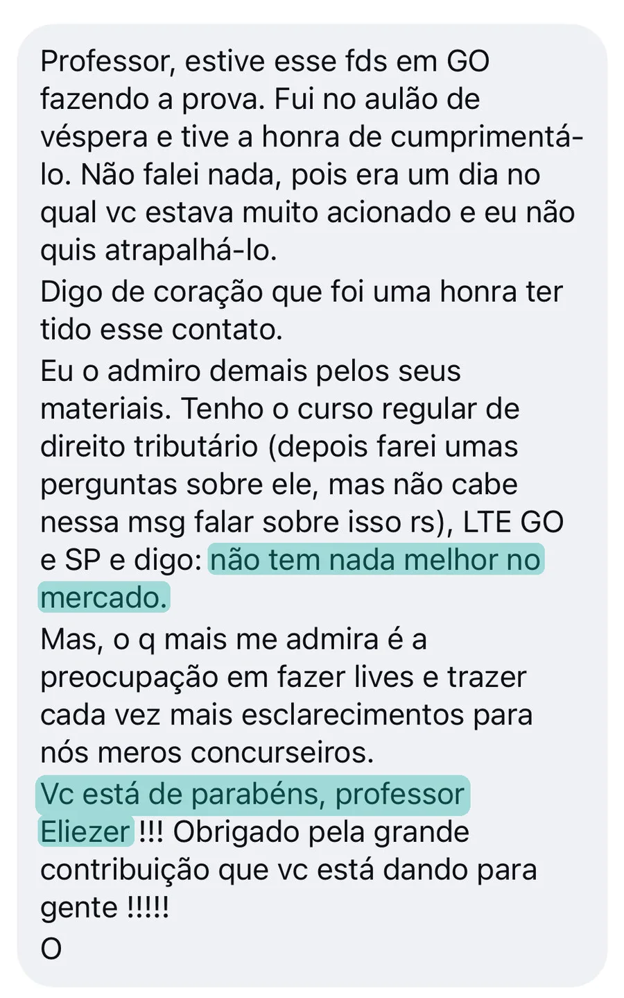 Cursos de direito tributário e LTE: não tem nada melhor no mercado — WhatsApp
